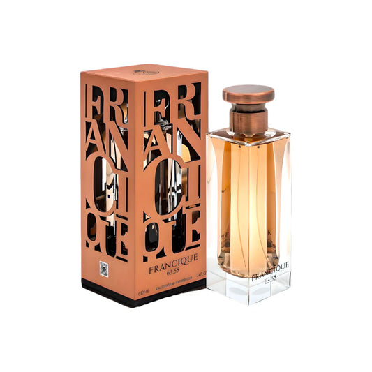 Francique 63.55 EDP 100ml By Fragrance World Unisex Similar To ( BDK Gris Charnel )
