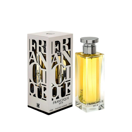 Francique 107.9 EDP 100ml By Fragrance World Unisex Similar To ( BDK ROUGE SMOKING )
