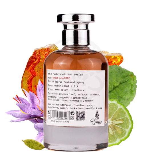 WARM LEATHER EDP-100ml EDP By Emir Factory Edition Unisex