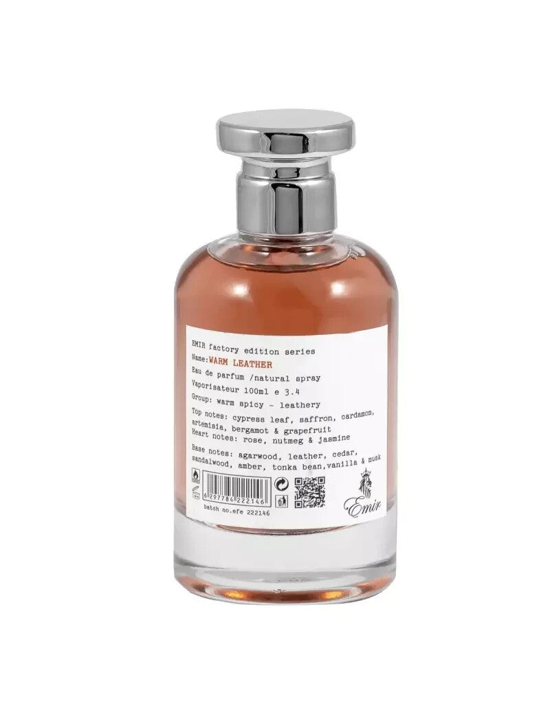 WARM LEATHER EDP-100ml EDP By Emir Factory Edition Unisex