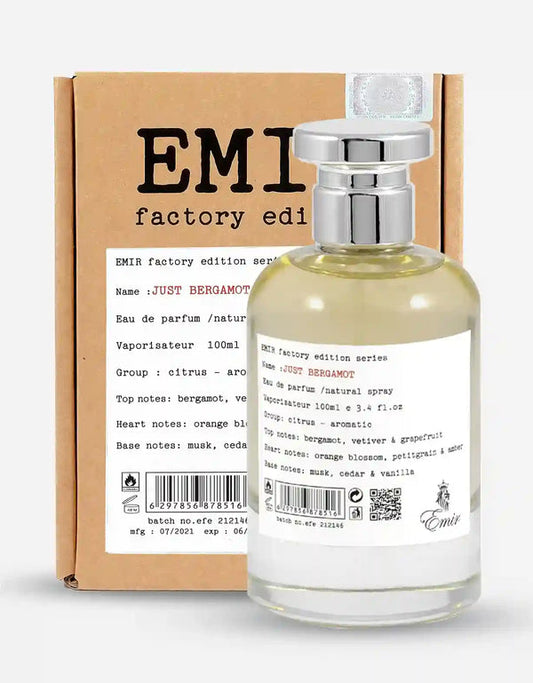 EMIR Factory Edition Just Bergamot EDP 100ml by Paris Corner Unisex