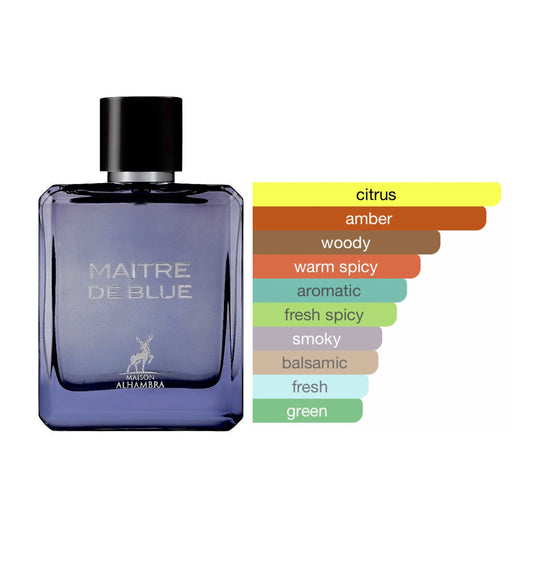 Maitre De Blue EDP 100ml by Alhambra For Him