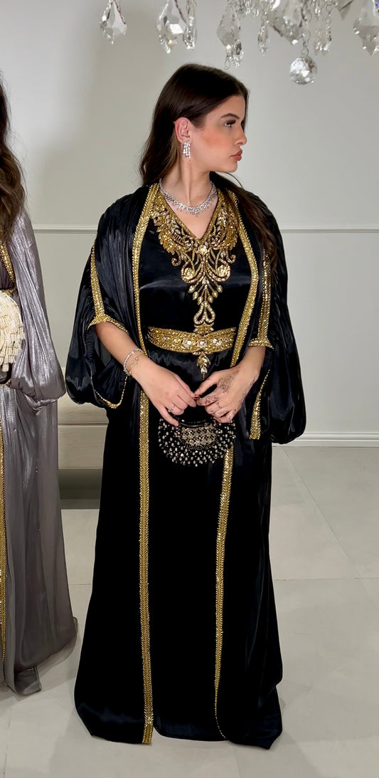 Mohraa Luxury 3 Piece Khaleeji Caftan