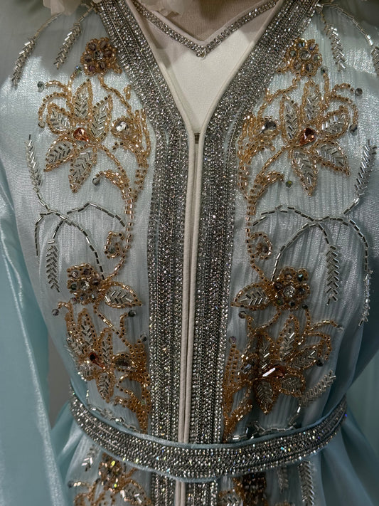 Full Embellished Luxury Khaliji Caftan