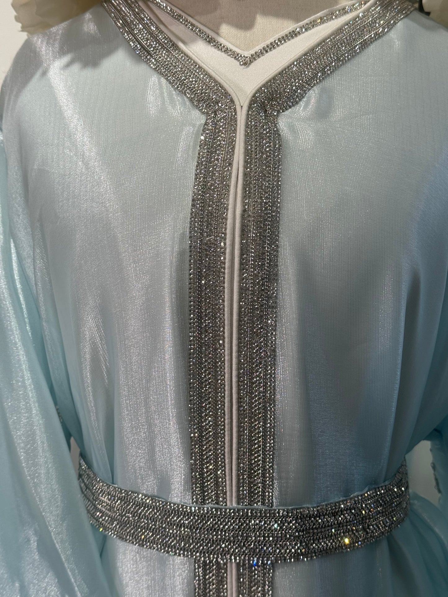 Full Embellished Luxury Khaliji Caftan