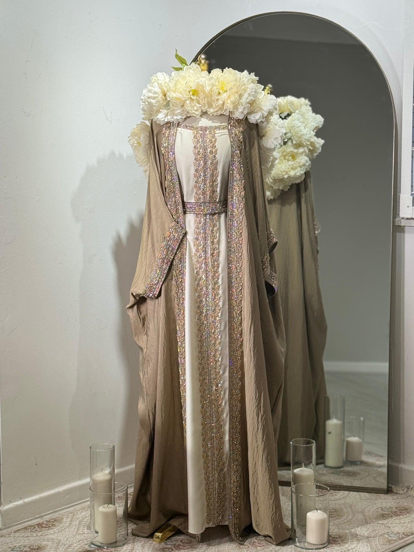 Full embellished Khaliji Caftan