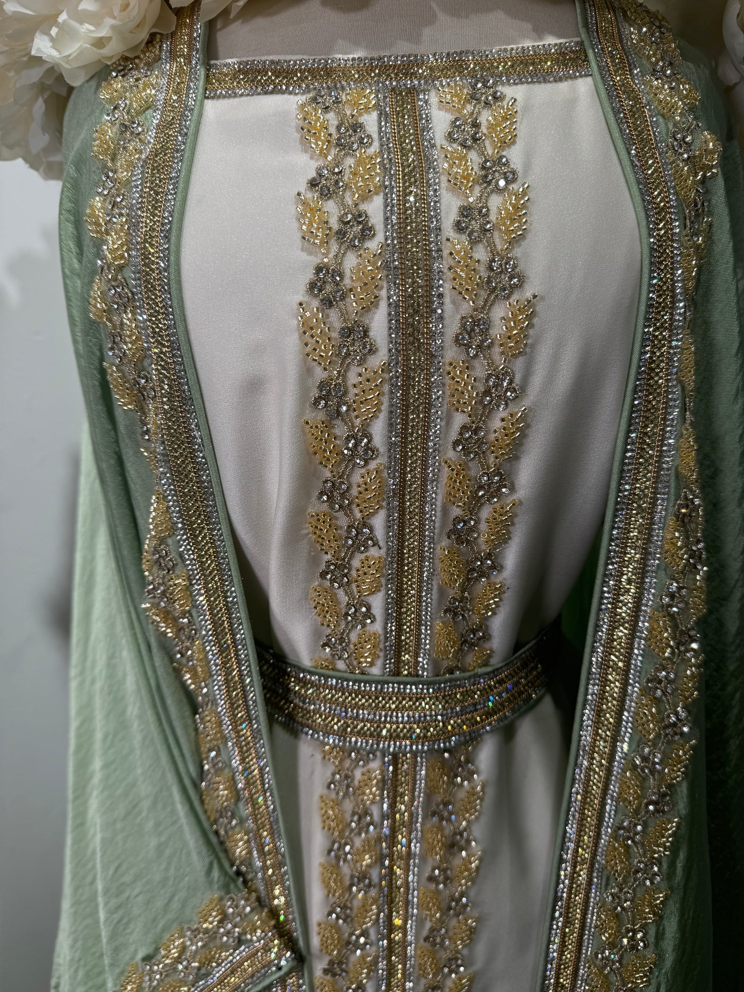 Full embellished Khaliji Caftan