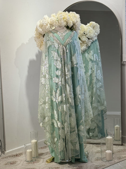 Full embellished 2 piece Khaliji Caftan