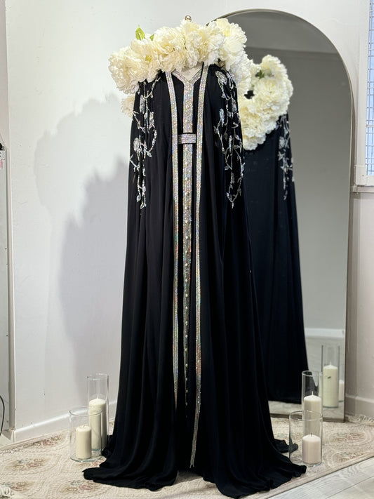 Full Embellished Luxury Khaliji Caftan