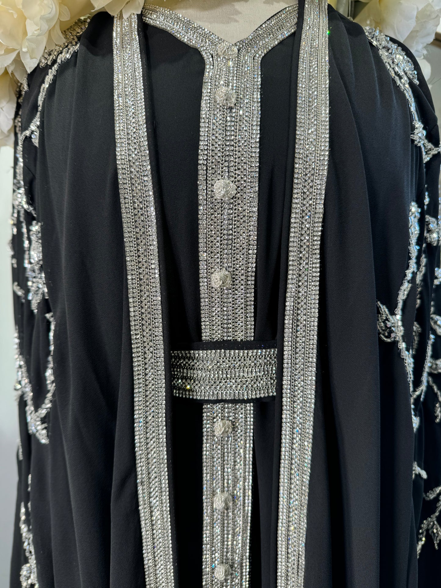 Full Embellished Luxury Khaliji Caftan