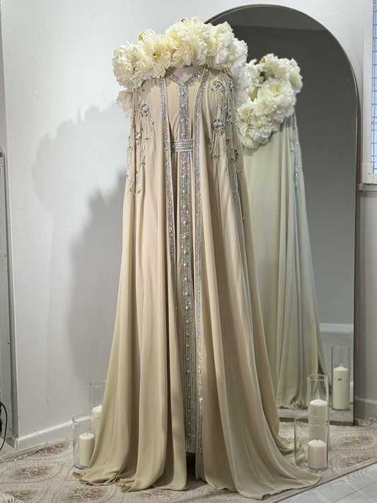 Full Embellished Luxury Khaliji Caftan