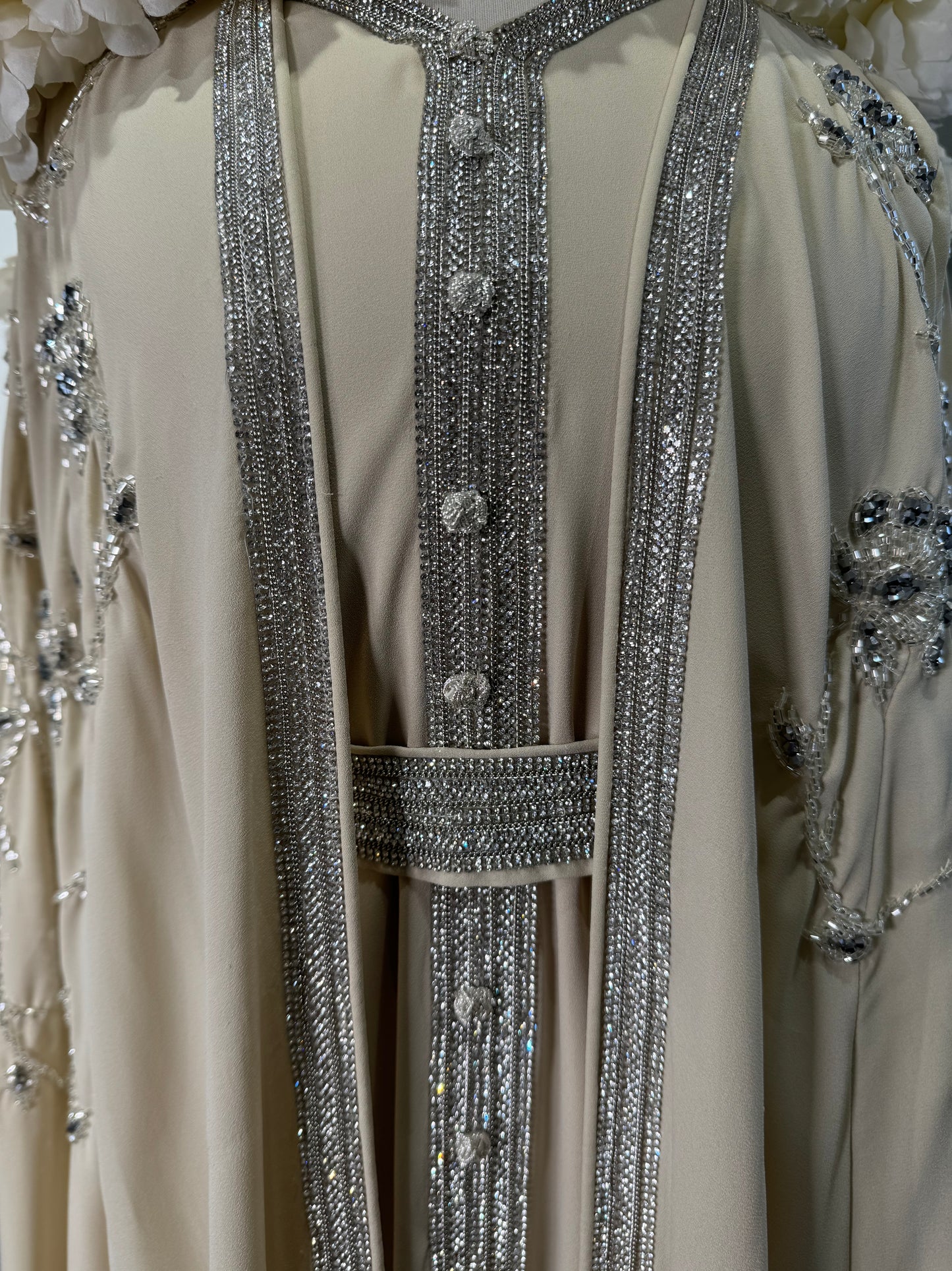 Full Embellished Luxury Khaliji Caftan