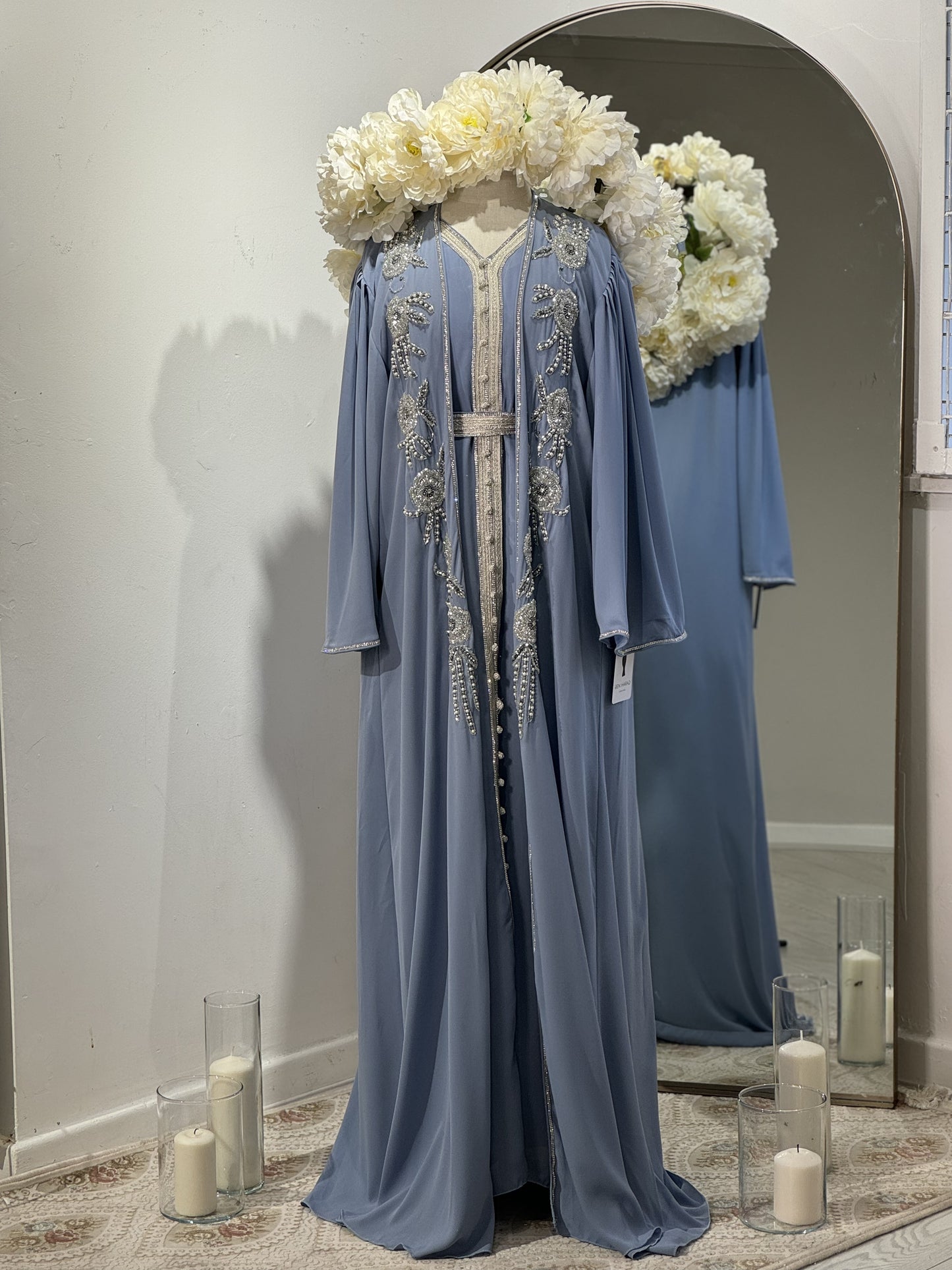 Full Embellished Luxury Khaliji Caftan