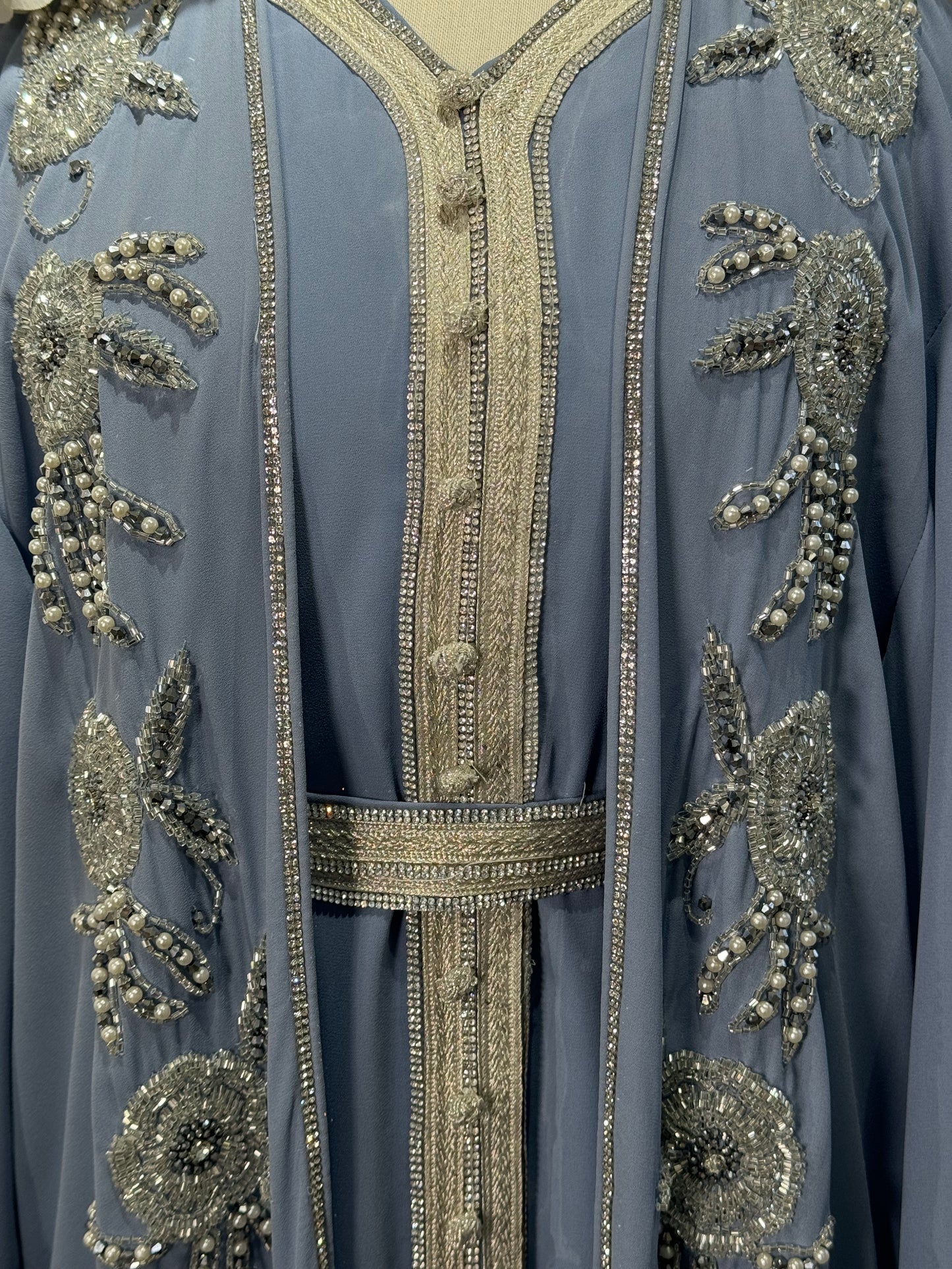 Full Embellished Luxury Khaliji Caftan