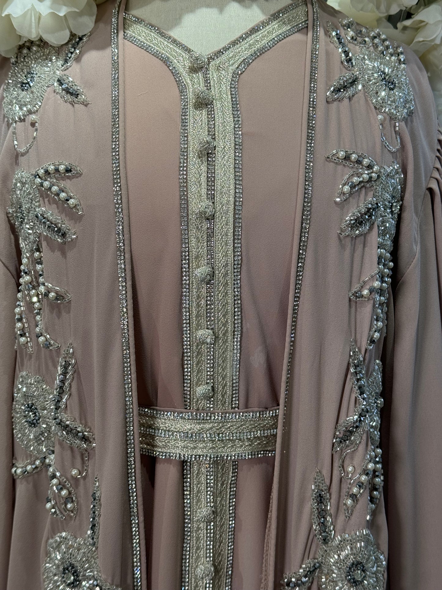 Full Embellished Luxury Khaliji Caftan