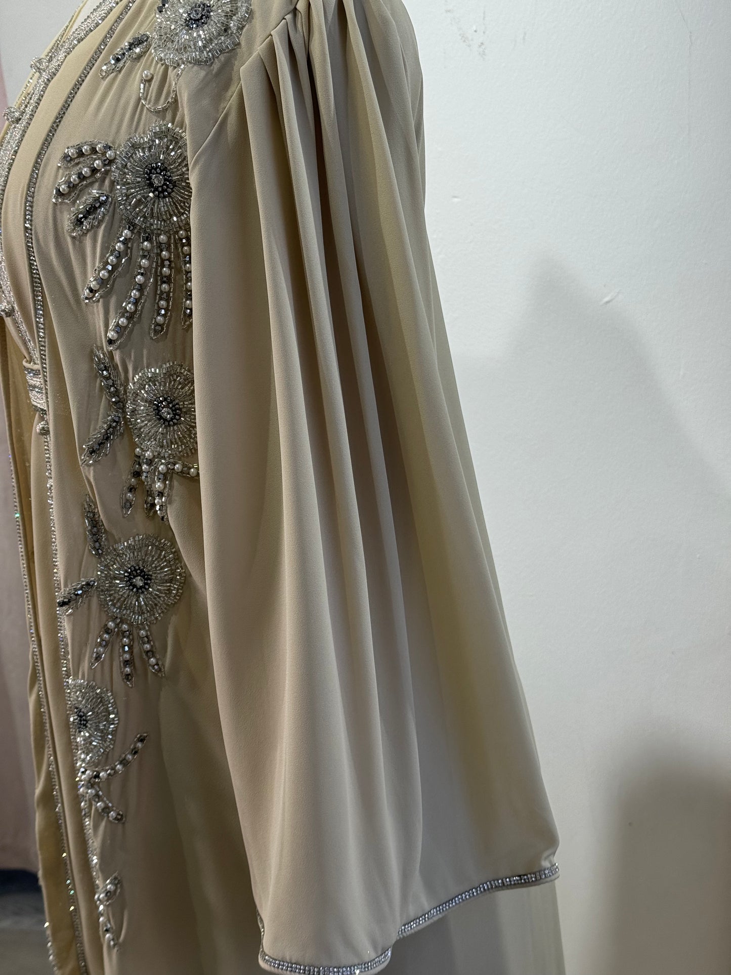 Full Embellished Luxury Khaliji Caftan