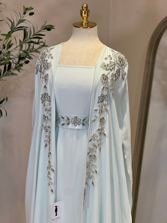 Ameera Luxury Cape Dress
