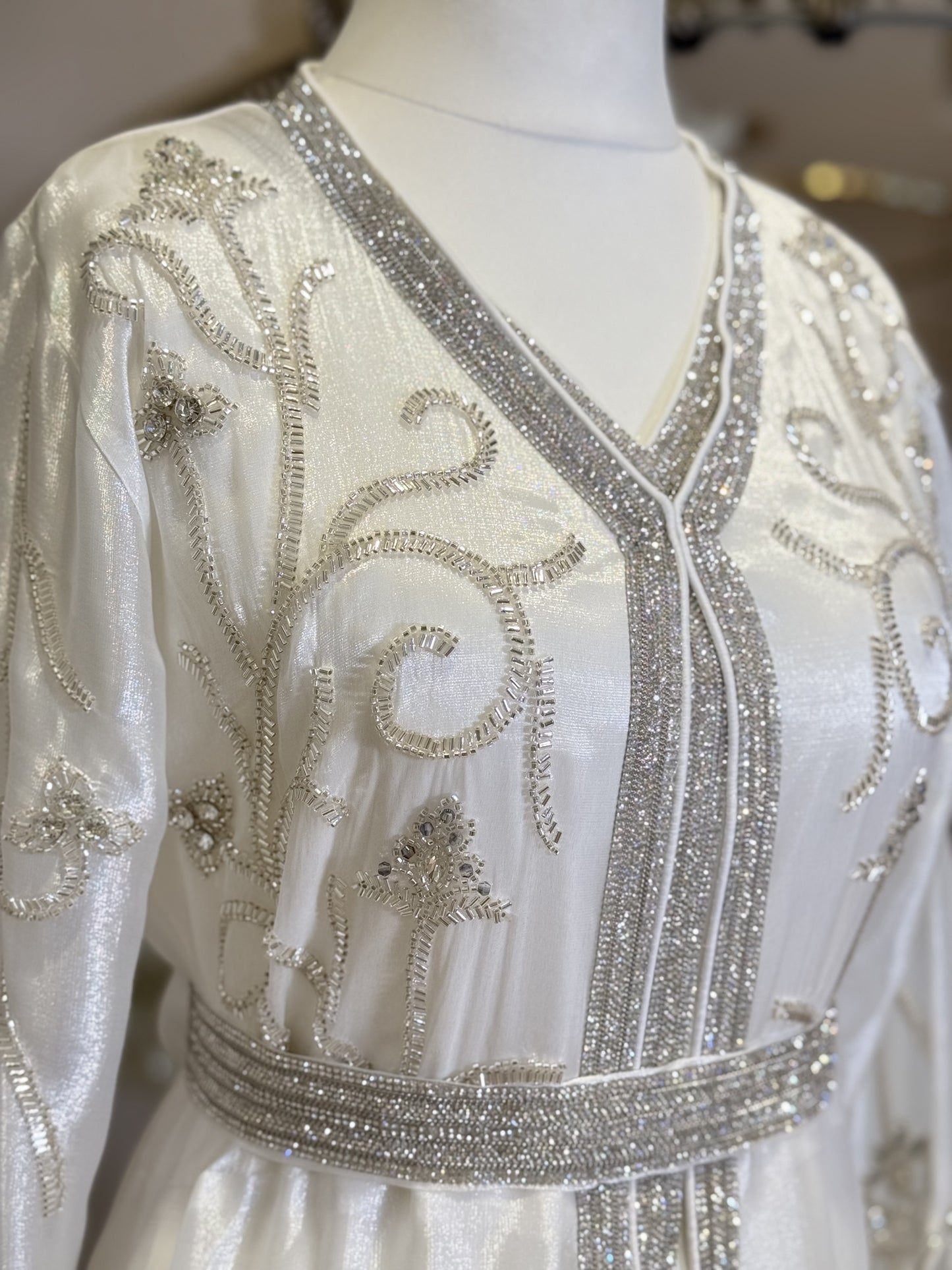 Lu’lua Embellished Luxury Khaliji Caftan