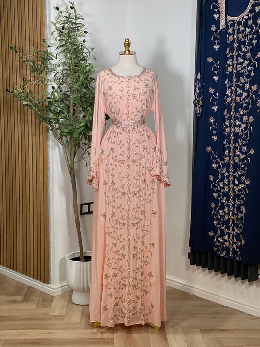 Caftan Embellished Luxurious Dress