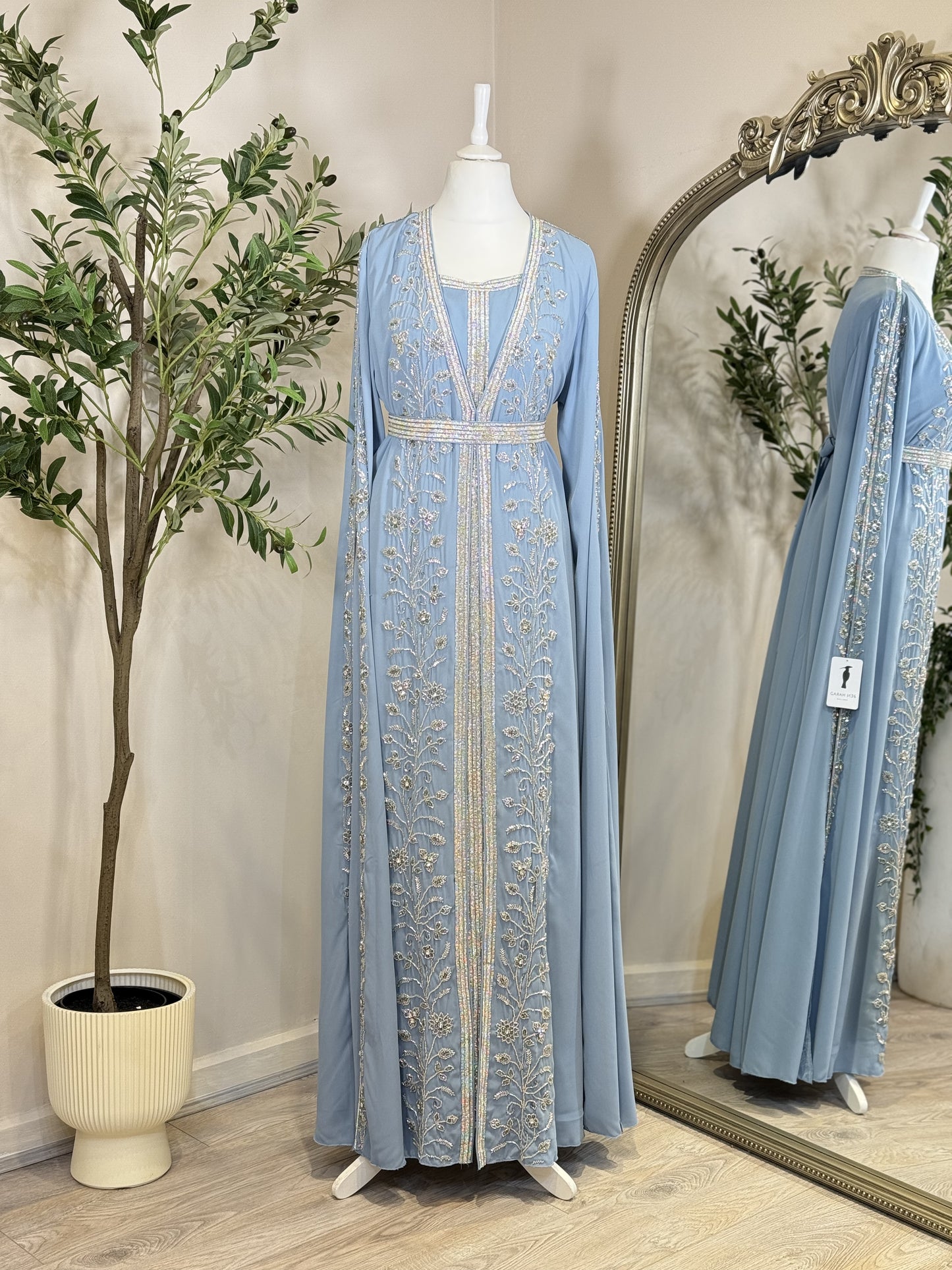 Full Embellished Khaliji Caftan Y01