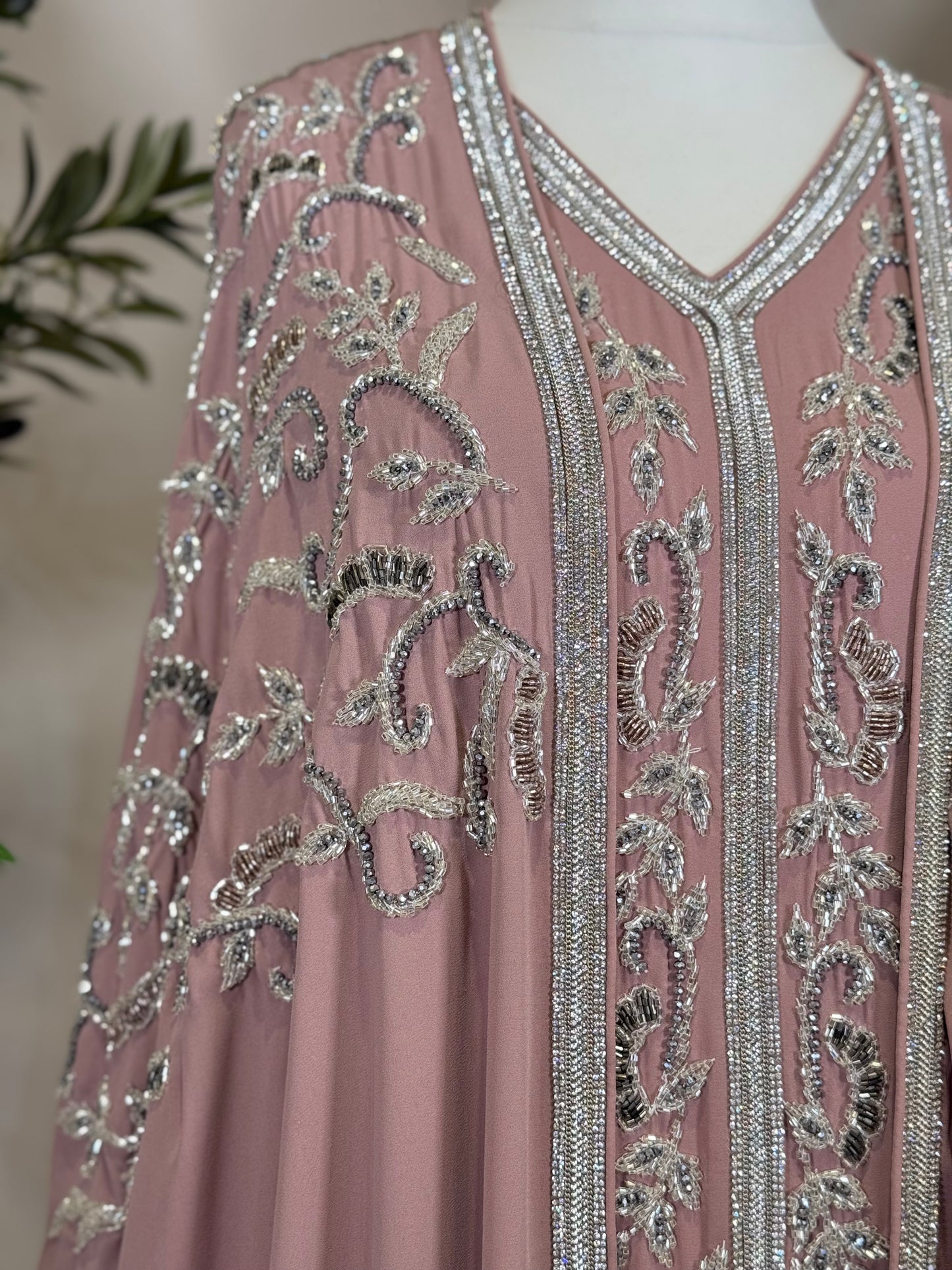 Full Embellished Khaliji Caftan E01