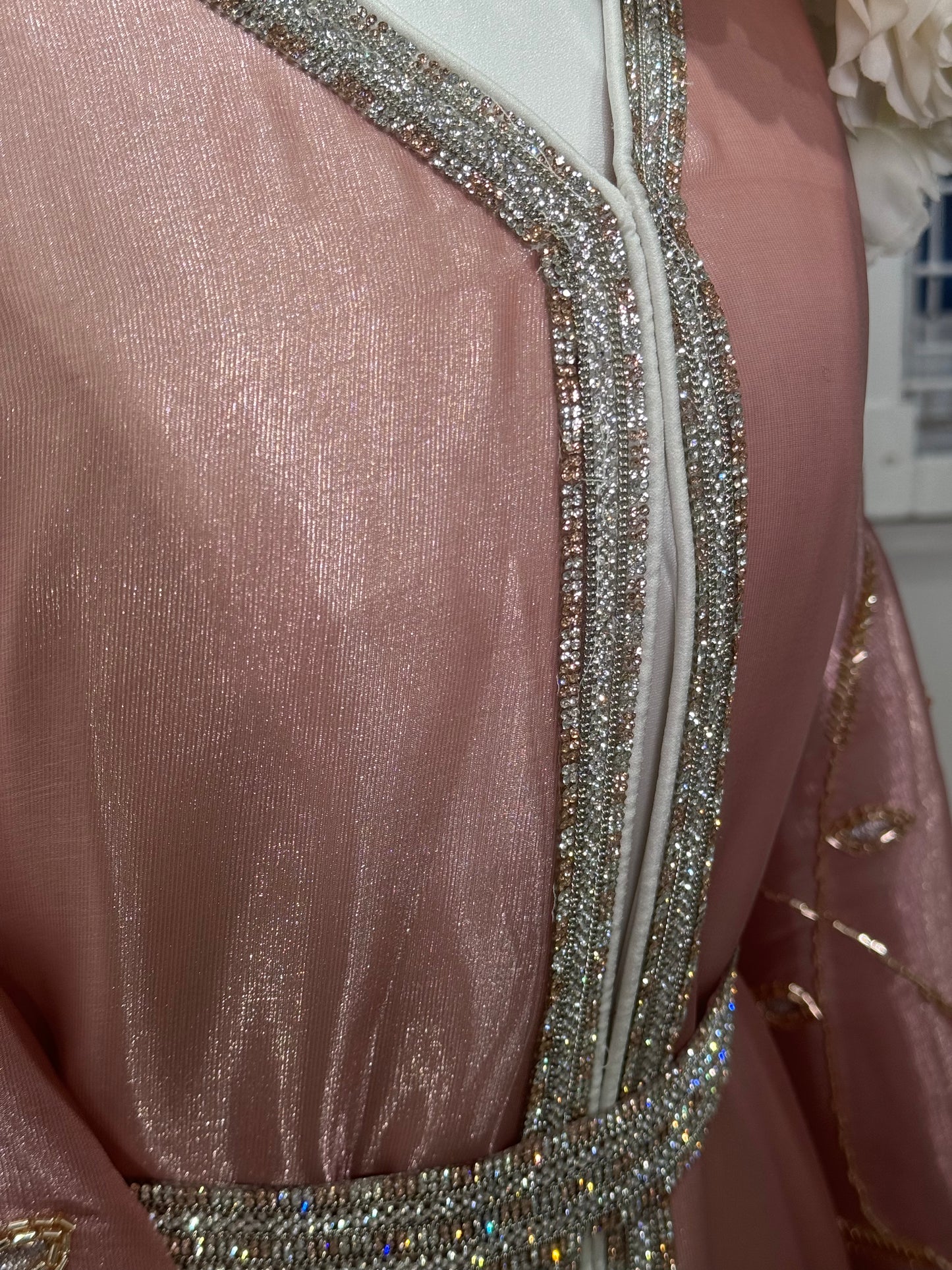 Full Embellished Luxury Khaliji Caftan