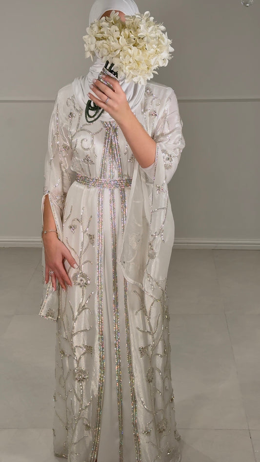 Lu’lua Embellished Luxury Khaliji Caftan