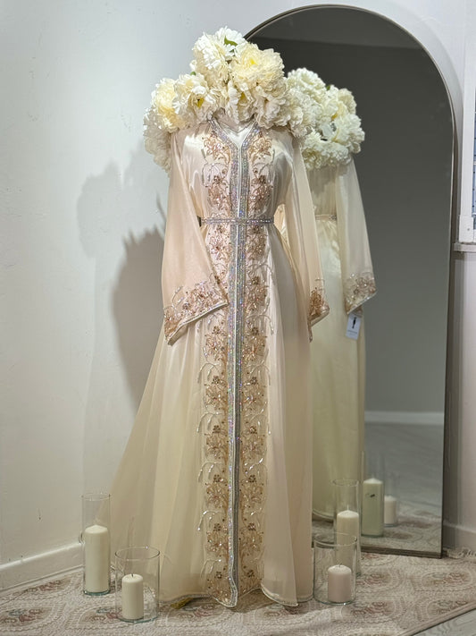 Full Embellished Khaliji Caftan