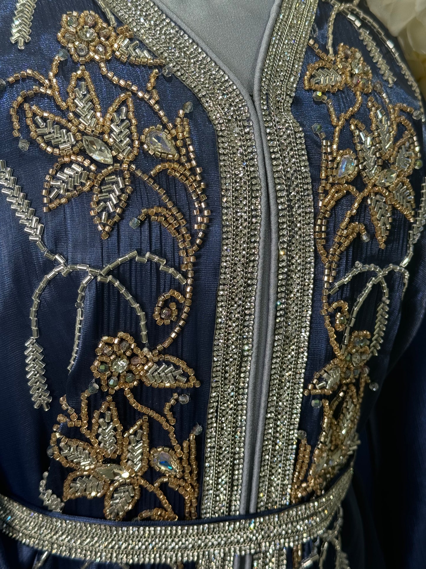 Full Embellished Khaliji Caftan