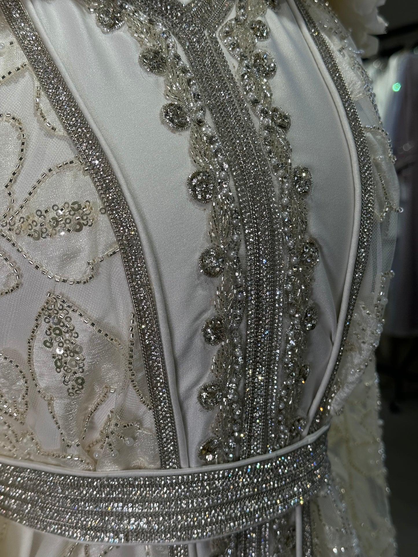 Full embellished two piece Khaliji Caftan