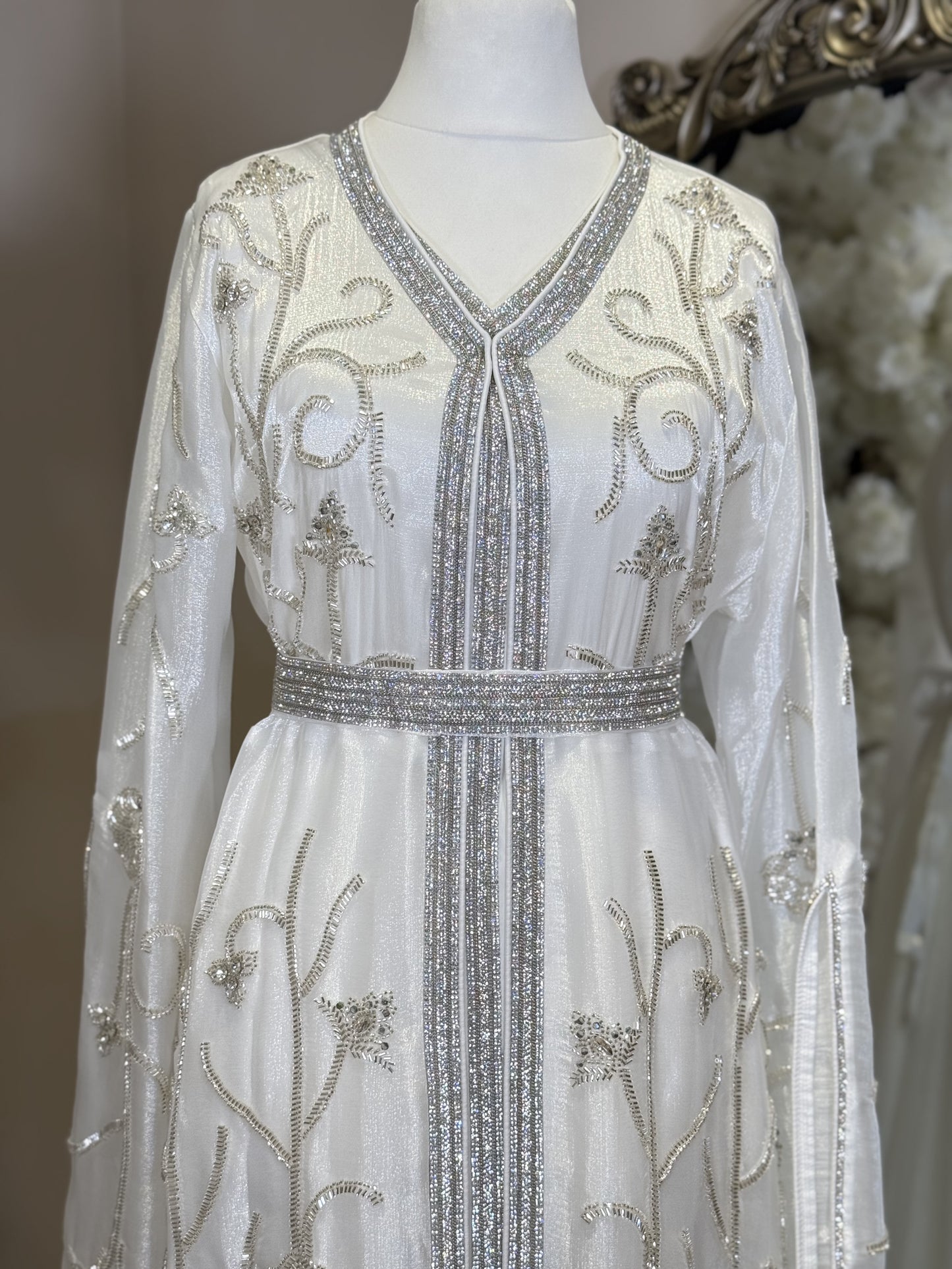 Lu’lua Embellished Luxury Khaliji Caftan