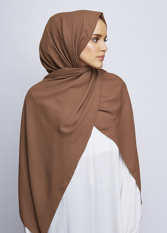 Russet Luxury Crepe Hijab