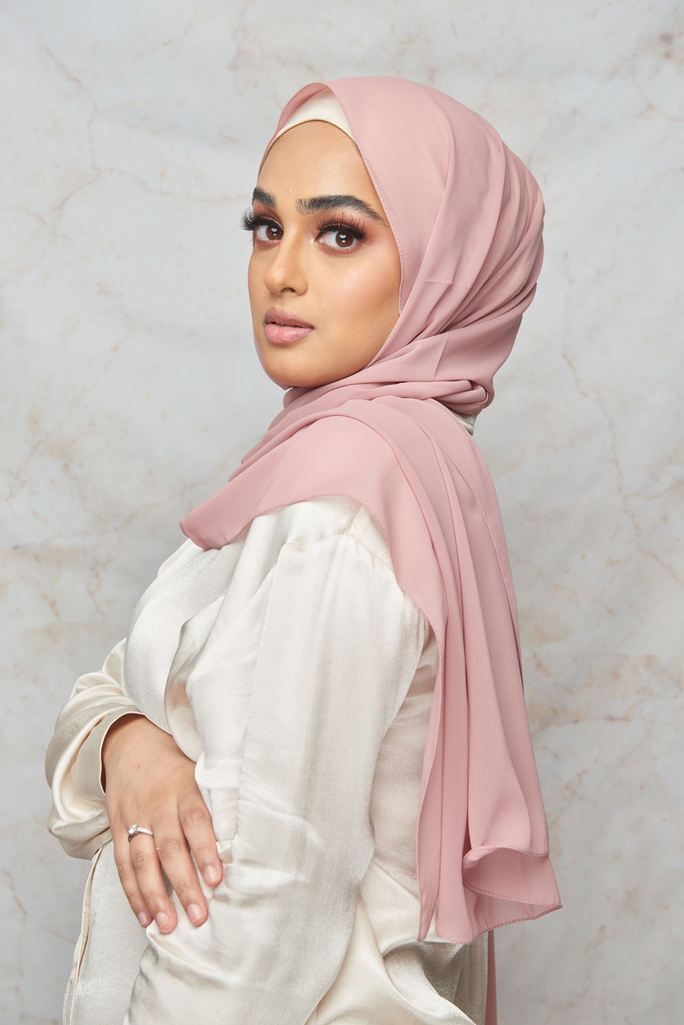 Pink Nevada Premium Chiffon Hijab