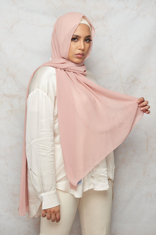 Pink Sand Premium Chiffon Hijab