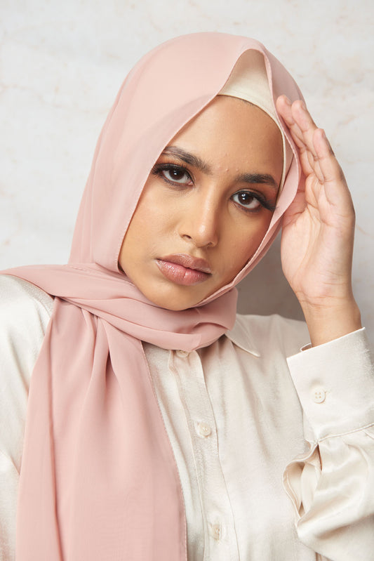 Pink Sand Premium Chiffon Hijab