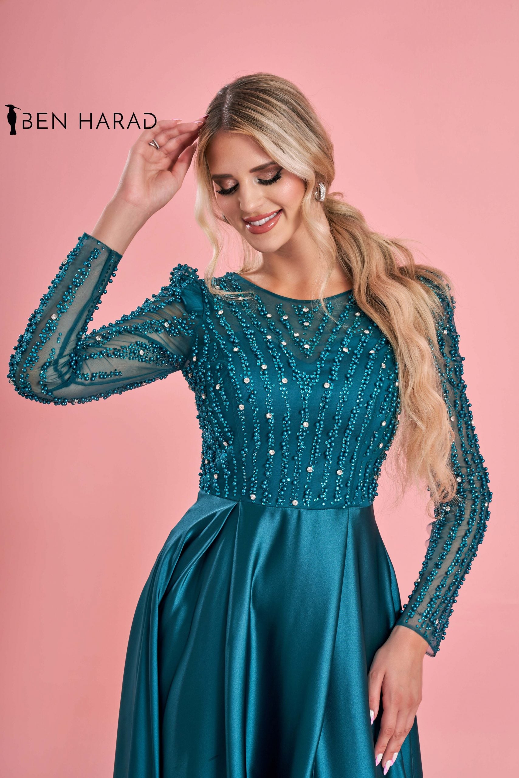 Turquoise sequin online dress