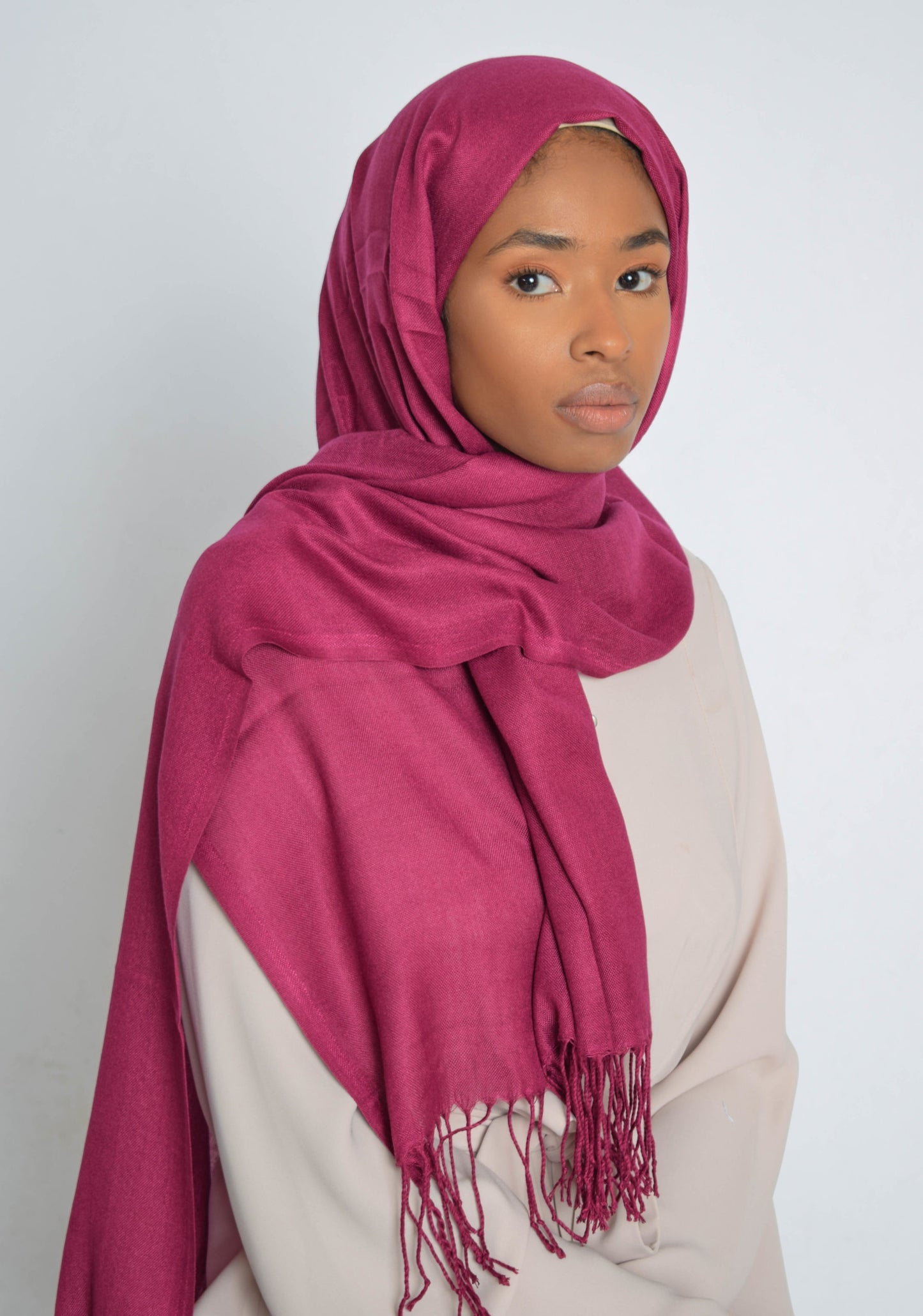 Fushai Pashmina Plain Hijab