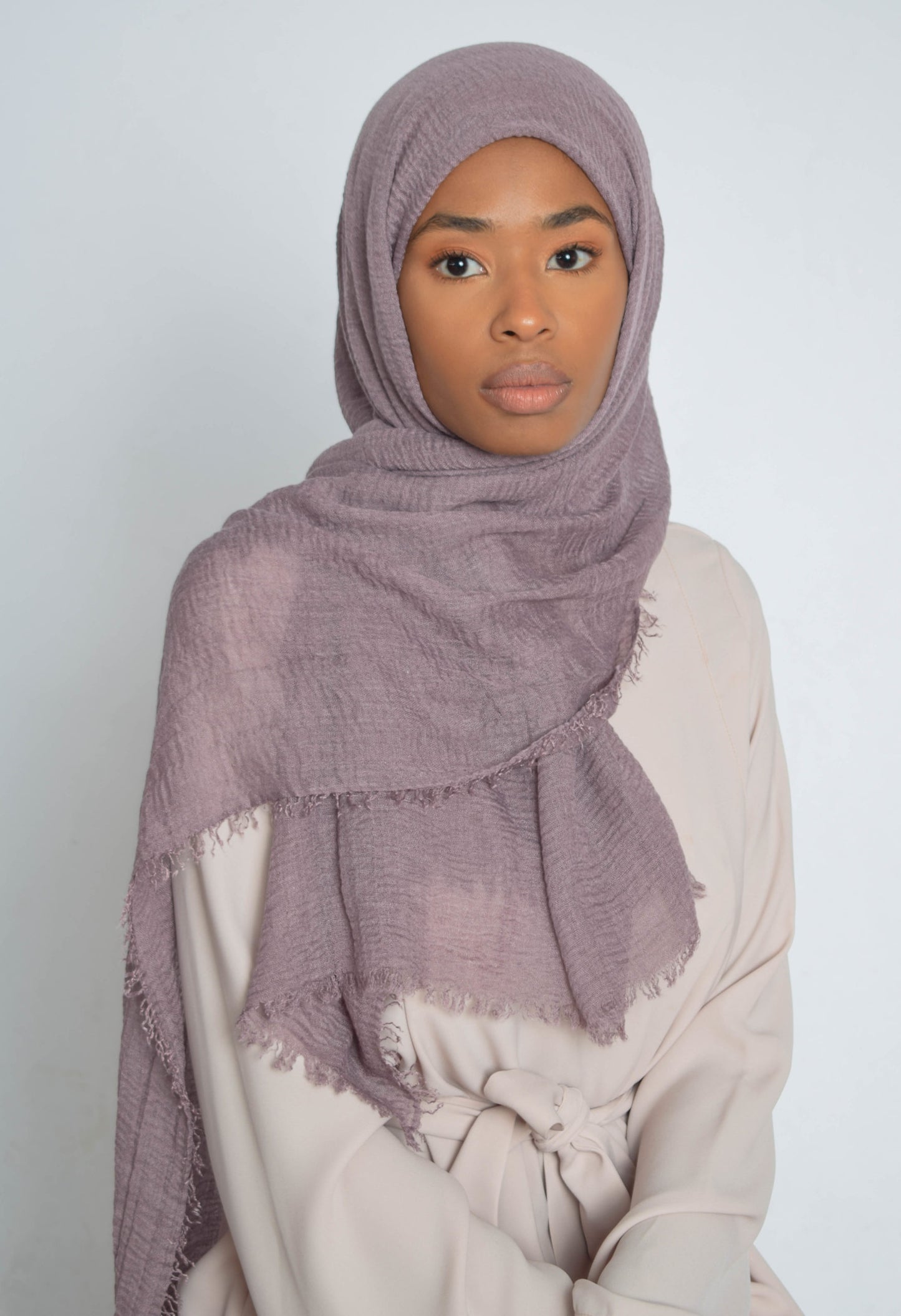 Old Lavender Crinkle Hijab