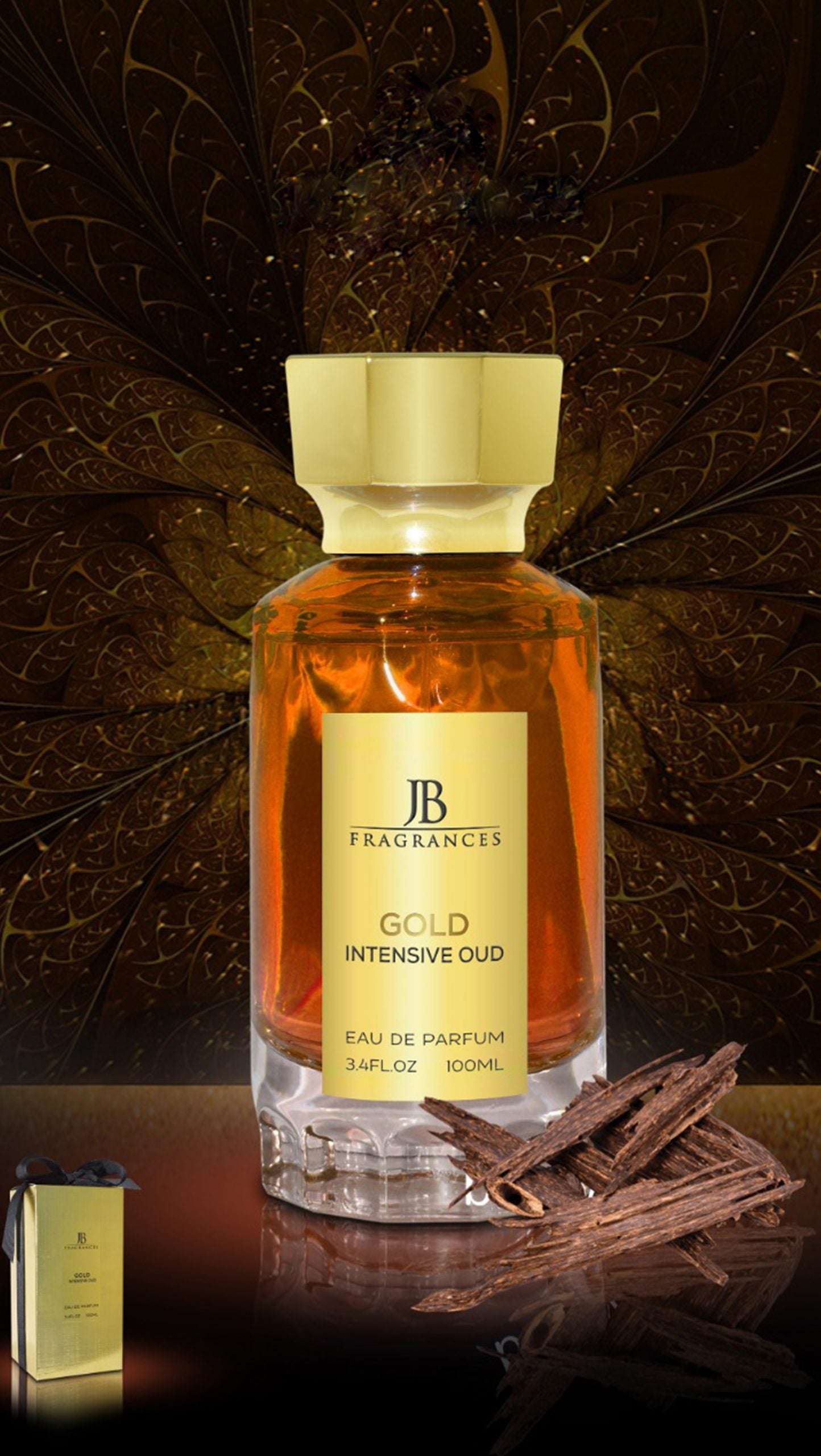 Gold Intensive Oud EAU De Parfum-Unisex 100ml By JB Loves Fragrances