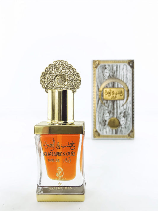 Khashab &amp; Oud White Perfume Oil by My Perfumes 12ML