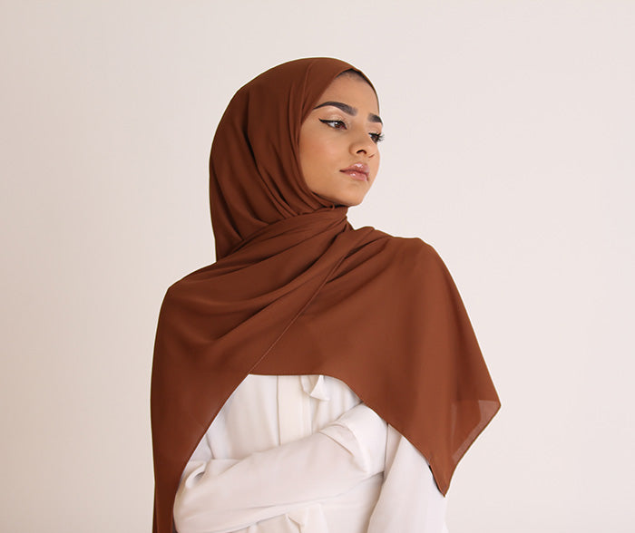 Cinnamon Luxury Crepe Hijab