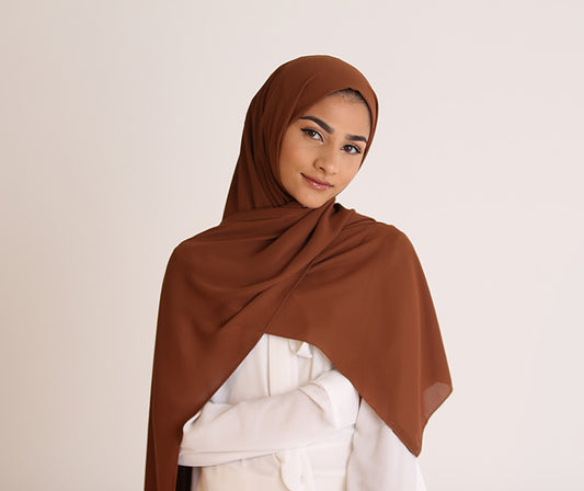 Cinnamon Luxury Crepe Hijab