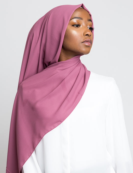 Blush Luxury Crepe Hijab