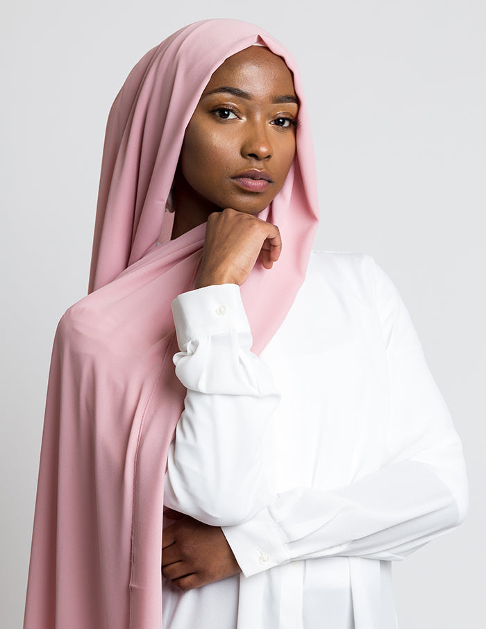 Rose Luxury Crepe Hijab