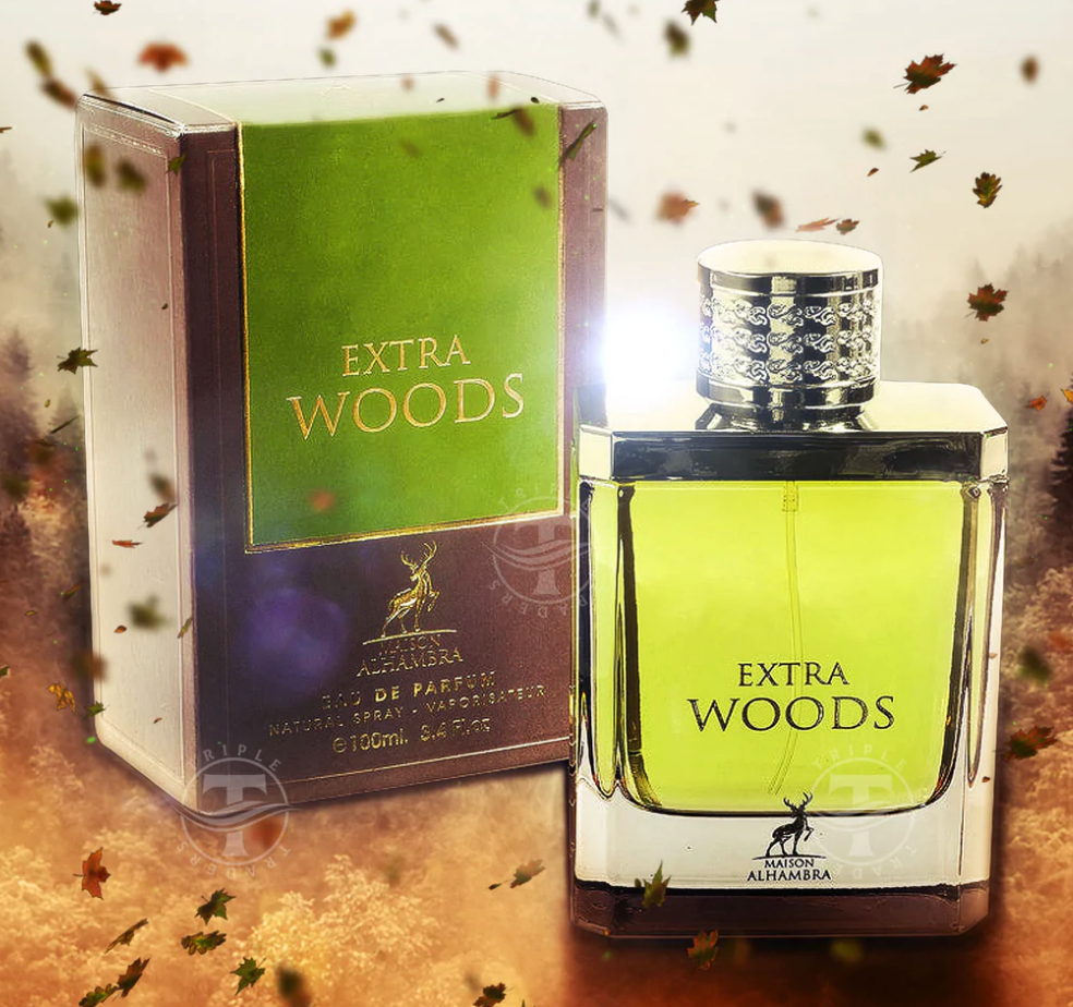 Extra Woods EDP Perfume Unisex By Alhambra Lattafa 100ML