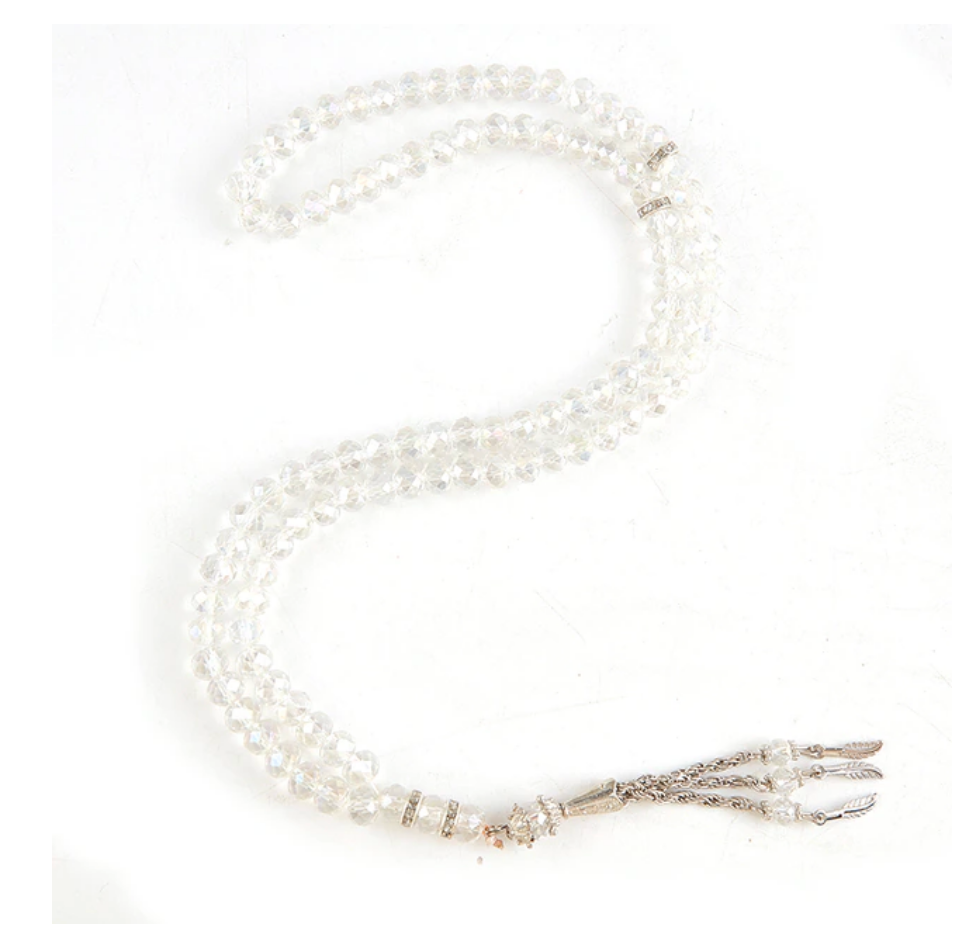 Crystal Prayer Beads Crystal Bracelets Tasbih Tasbeeh Masbaha Bracelet Islamic Muslim TASBEEH 8mm 99 Beads