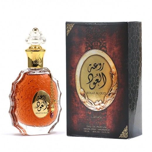 Rouat Al Oud by Lattafa Agerwood Attar Fragrance EDP Spray Perfume 100ml