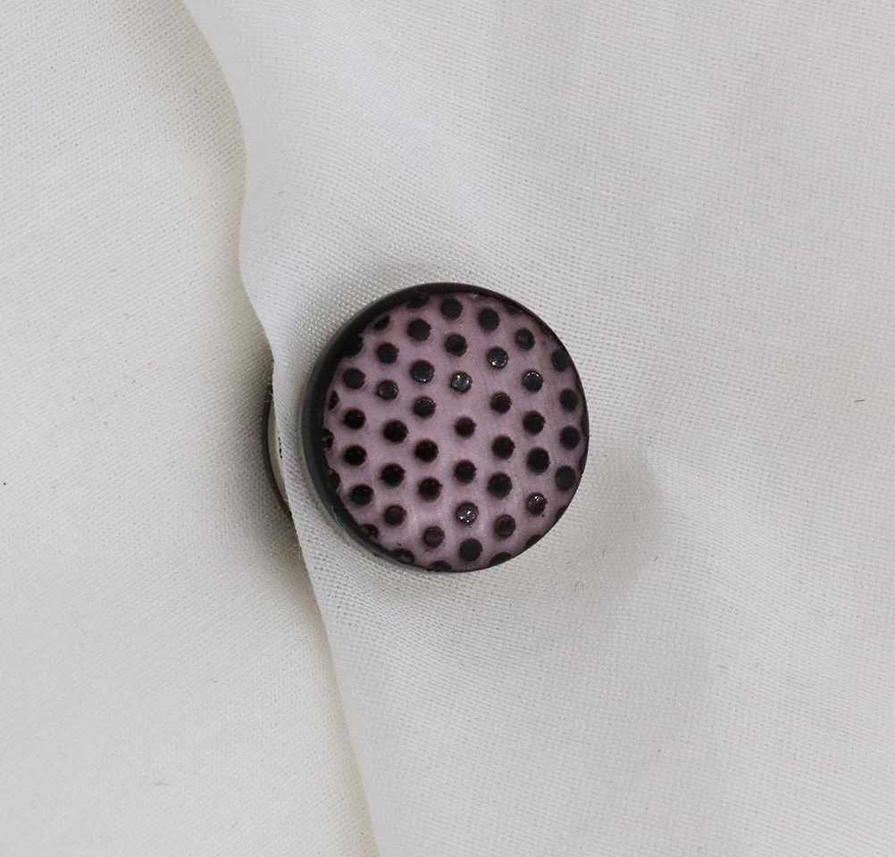 Lilac Polka Dot Hijab Magnet Pin/Clip