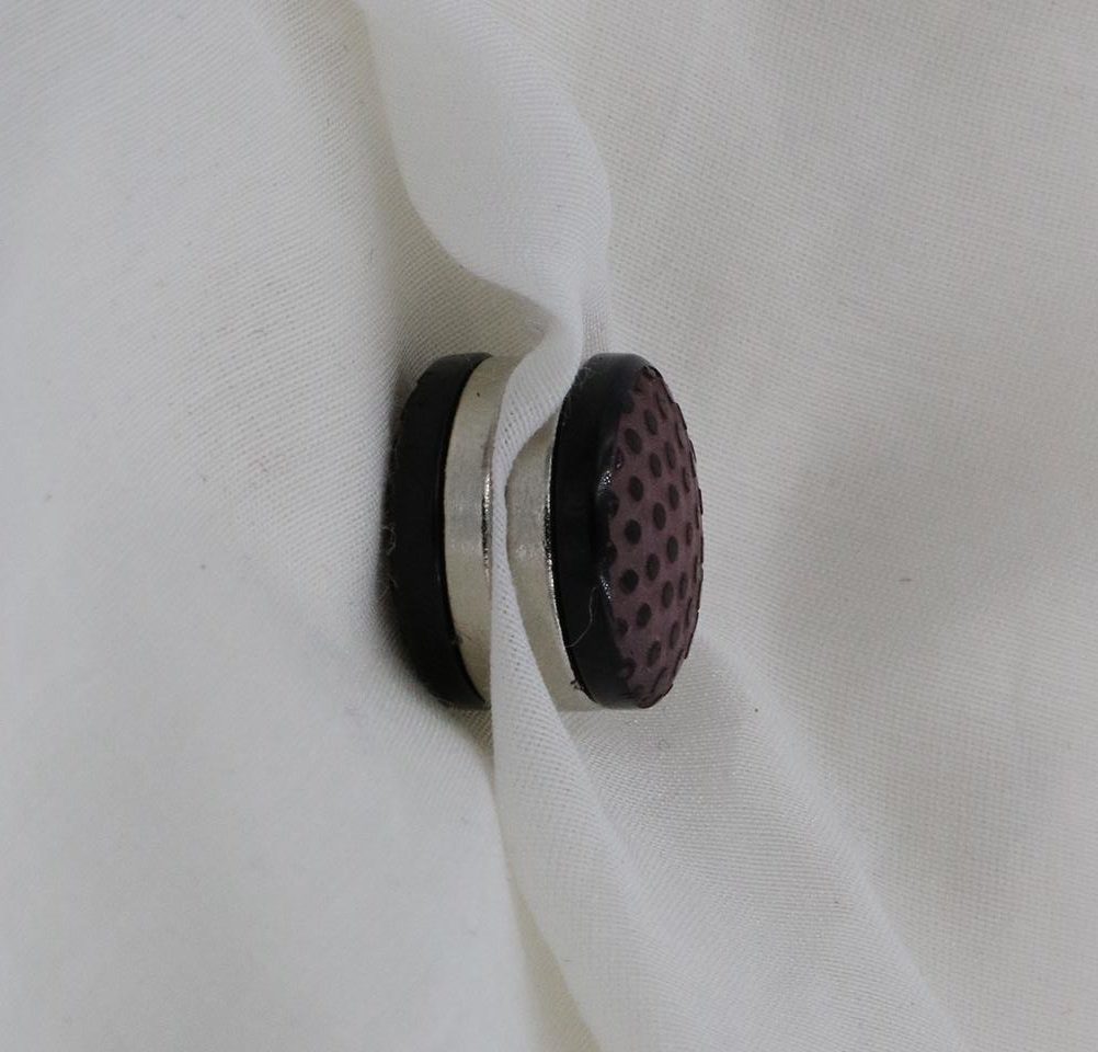 Lilac Polka Dot Hijab Magnet Pin/Clip