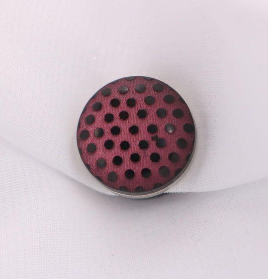 Pink Polka Dot Hijab Magnet Pin/Clip
